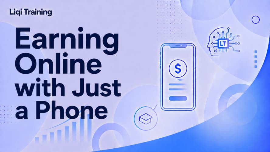 Earning online with just a phone: Liqi Training